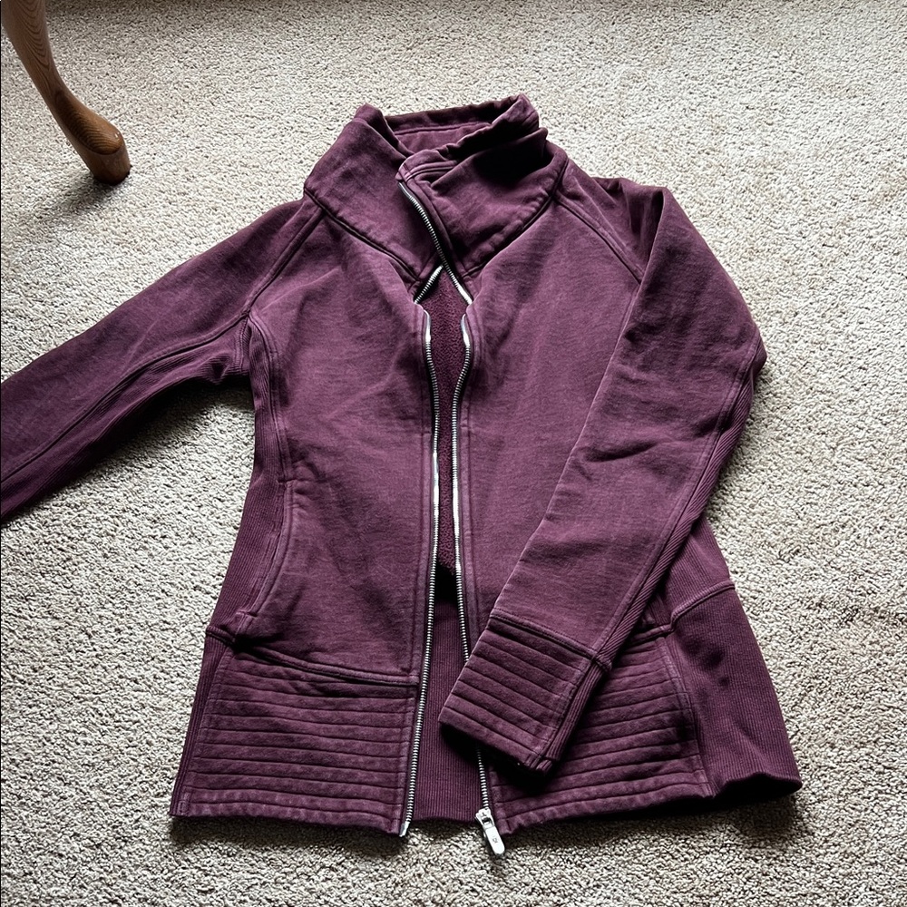 Women's Lululemon Radiant II Cowl Neck Zip-Up Sweatshirt
